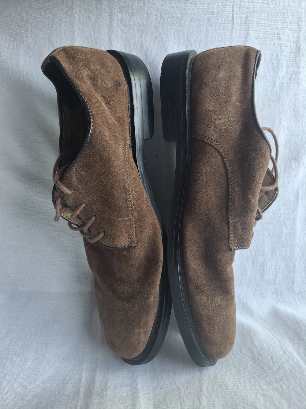 Banana Republic Men's Brown Suede Chukka Lace-Up Boots